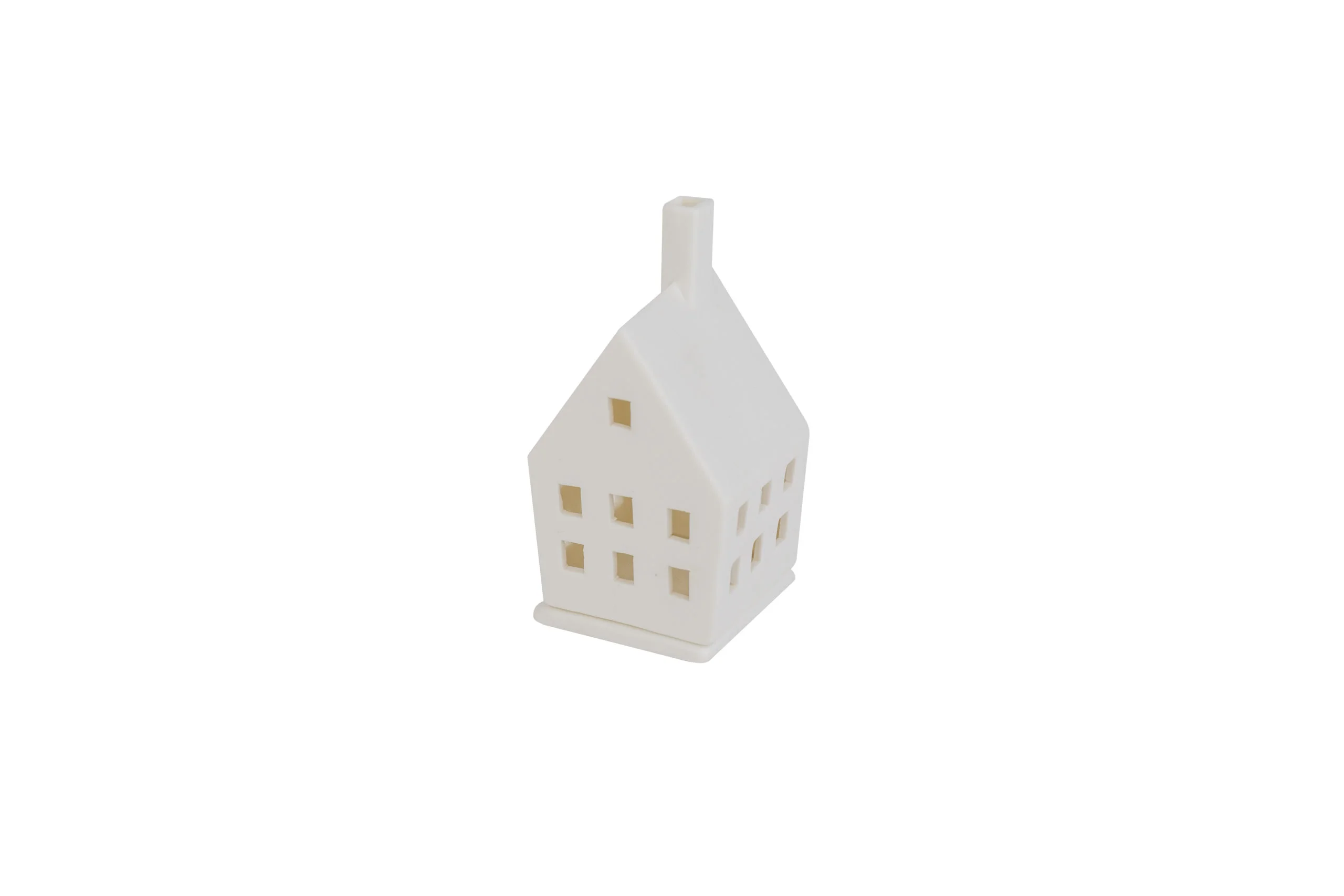 Keramiek theelichthuis mat wit DORSETTO – afbeelding 5