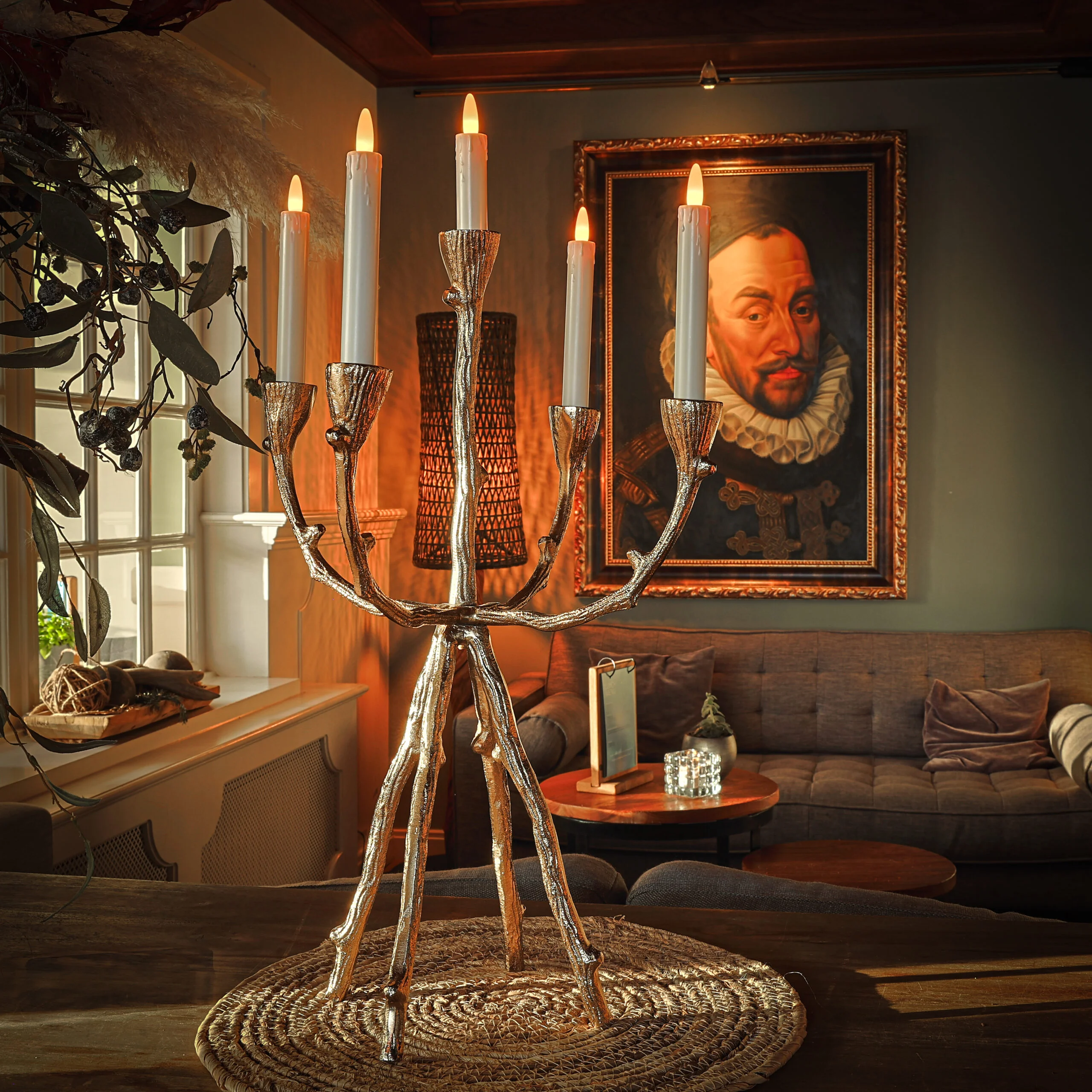 LED dinerkaars oplaadbaar 150 mm 58 uur warm wit 6 stuks met afstandsbediening – afbeelding 3