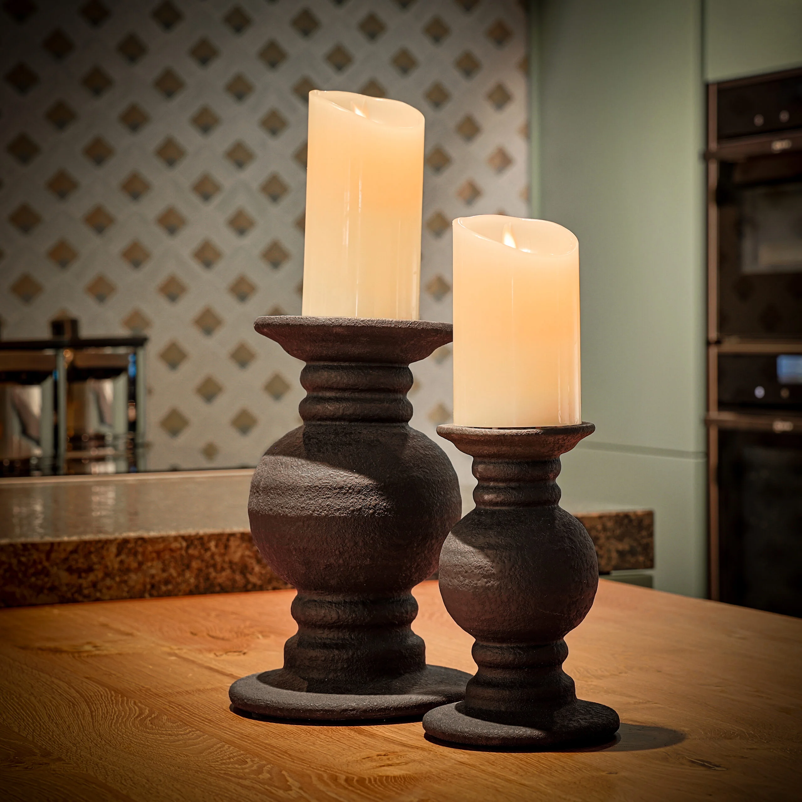 Oplaadbare LED wax kaars met bewegende vlam D 7,5 X 10 CM - warm wit – afbeelding 7