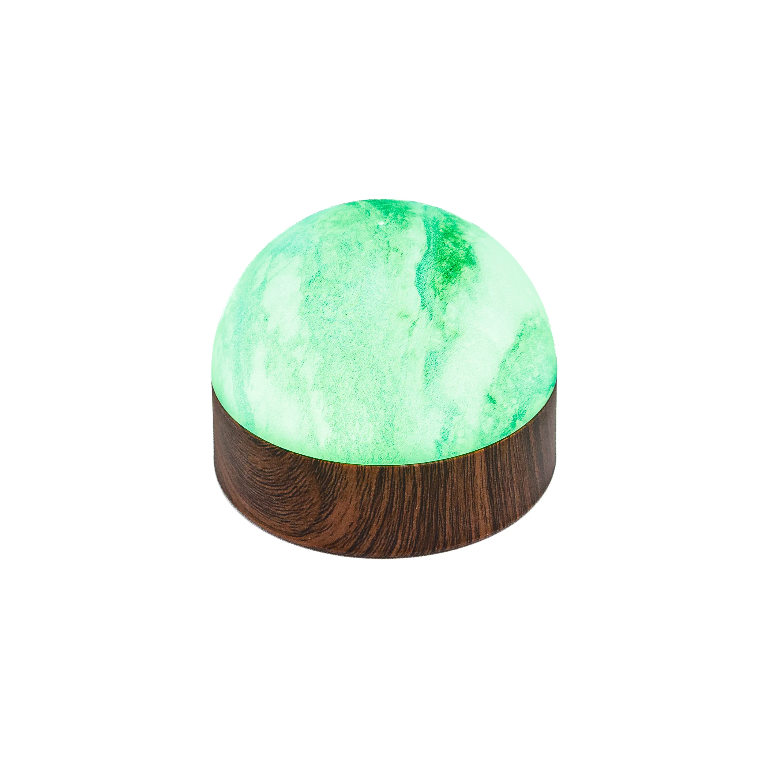 Tafellamp DORSETTO oplaadbaar 105 uur - waterdicht - marmer groen houtlook - met afstandsbediening – afbeelding 7